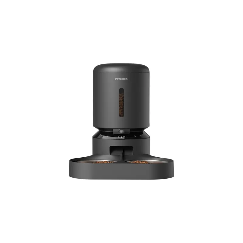 Petlibro Granary camera food dispenser with double bowl, 5L (black)